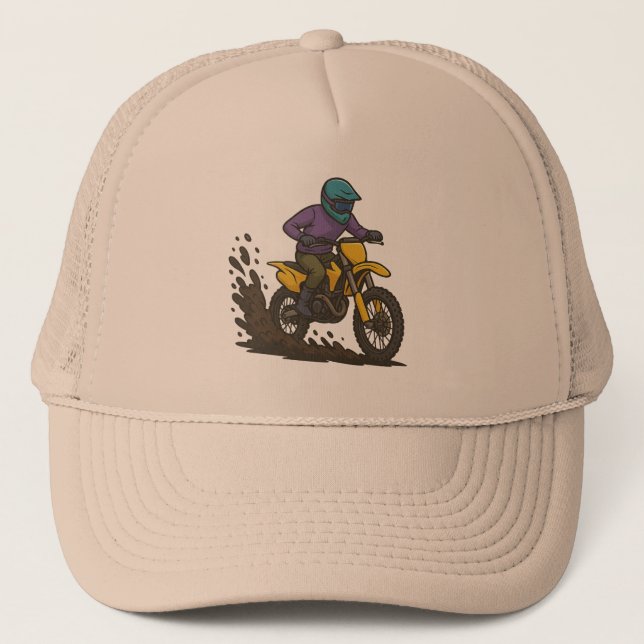 Gorra De Camionero Autobús de ciclismo de tierra audaz (Anverso)