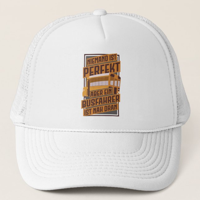 Gorra De Camionero Autobús divertido para el autobús escolar (Anverso)