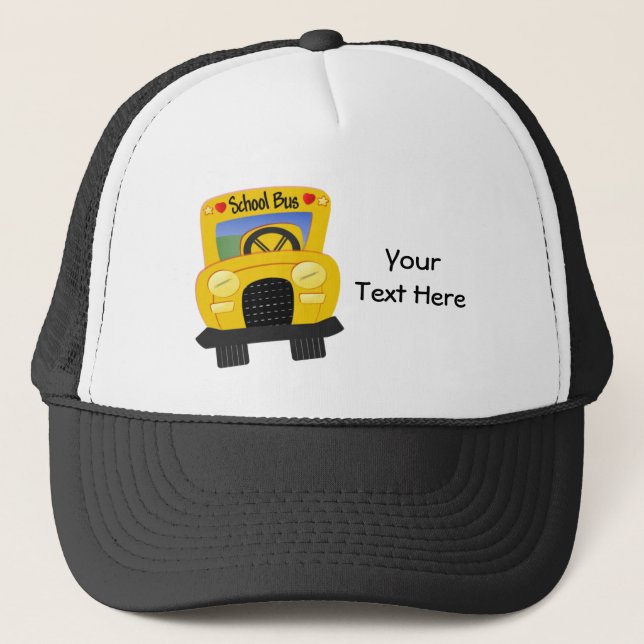 Gorra De Camionero Autobús escolar 2 (personalizable) (Anverso)