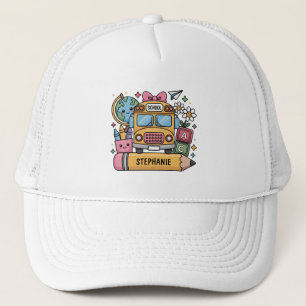 Gorra De Camionero Autobús personalizado de regreso a la escuela - Pe