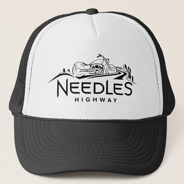 Gorra De Camionero Autopista Needles Dakota del Sur (Anverso)