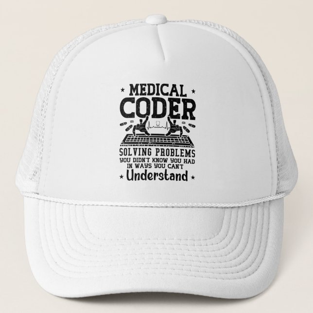 Gorra De Camionero Auxiliar de Codificación de Codificación de Codifi (Anverso)