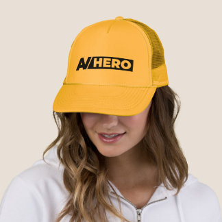 GORRA DE CAMIONERO AV HERO AMARILLO TRUCKER HAT