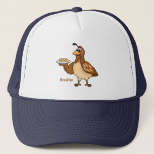 Gorra De Camionero Ave feliz con personalizado de huevos