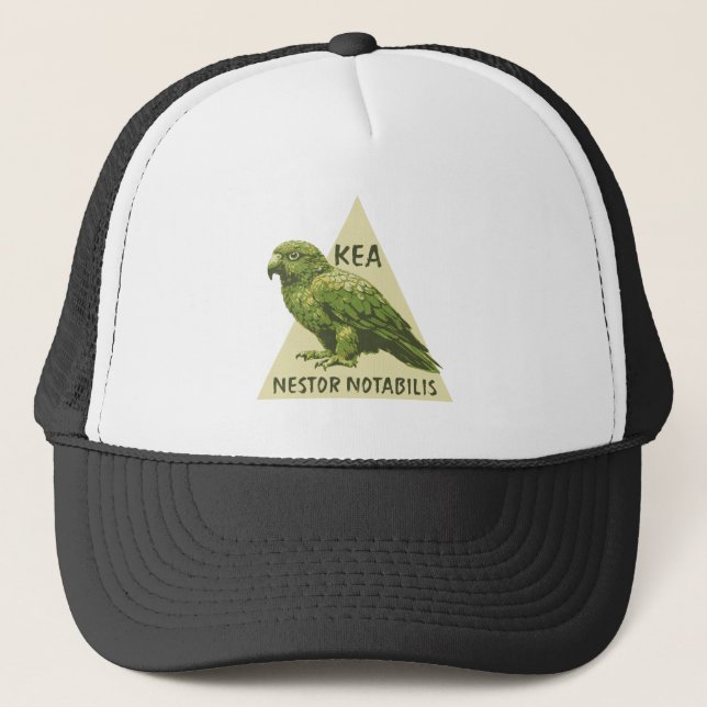 Gorra De Camionero ave Kea de Nueva Zelanda (Anverso)