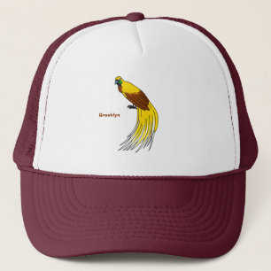 Gorra De Camionero Ave menor del ilustracion del paraíso