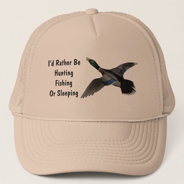 Gorra De Camionero Ave silvestre Mallard Drake Duck (Anverso)