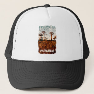 Gorra De Camionero Avenida Madagascar del paisaje baobabs