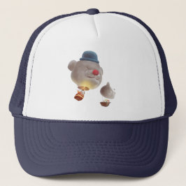 Gorra De Camionero Aventura con globo de cielo nocturno