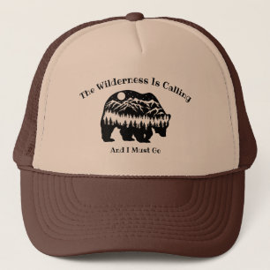 Gorra De Camionero Aventura de camping y senderismo en Bear Mountains