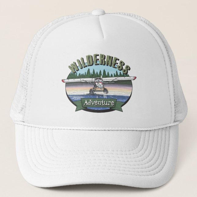 Gorra De Camionero Aventura de Floatplane Aviation Wilderness (Anverso)
