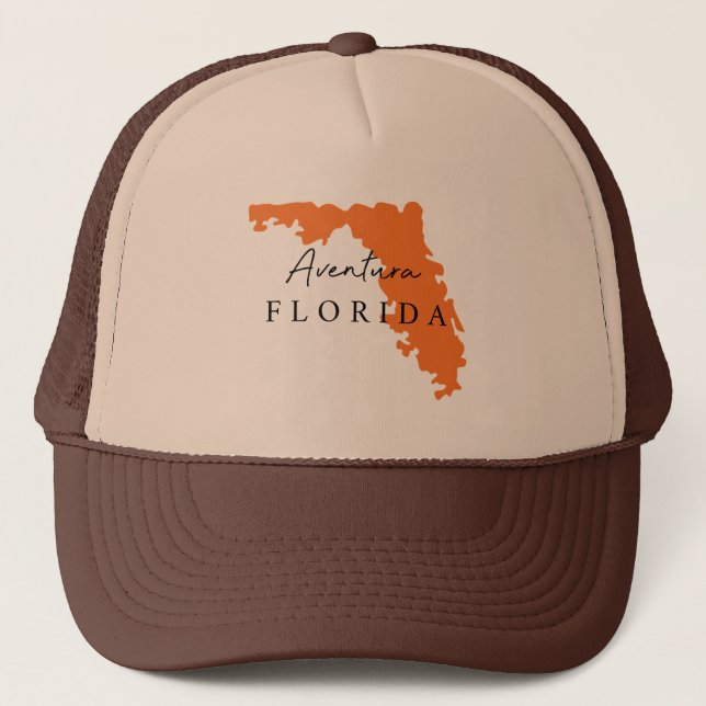 Gorra De Camionero Aventura Florida Gift Clothing Estados Unidos (Anverso)