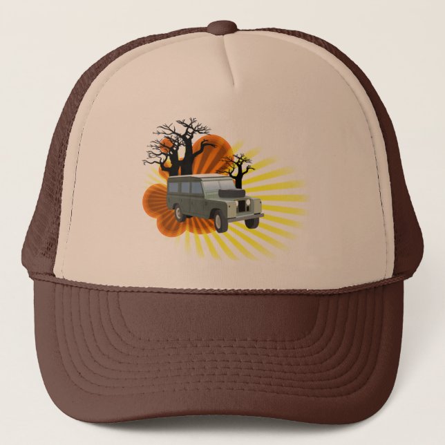 Gorra De Camionero Aventura retra (Anverso)