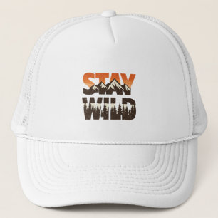 Gorra De Camionero Aventura Salvaje Vintage Bosque De Montaña