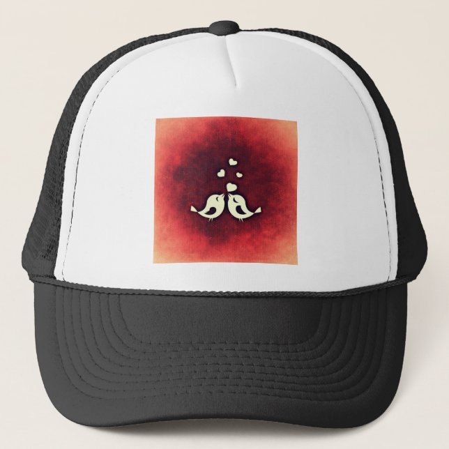 Gorra De Camionero Aves amorosas (Anverso)