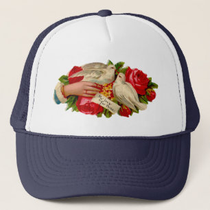 Gorra De Camionero Aves de época Amo victoriano Adorable Arte Clásico