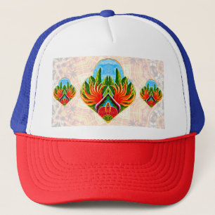 Gorra De Camionero Aves del paraíso de Hawái