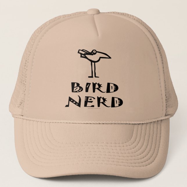 Gorra De Camionero Aves, observación de aves, ornitología (Anverso)