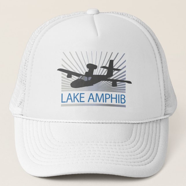 Gorra De Camionero Aviación de Amphib del lago (Anverso)