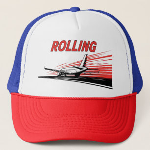 Gorra De Camionero Aviación de Avión Rodante