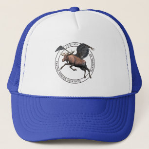 Gorra De Camionero Aviación de Moose Volador
