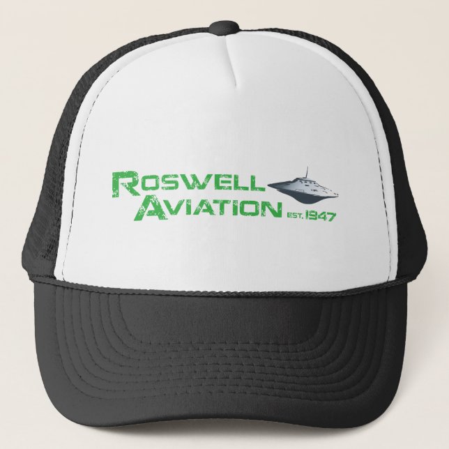 Gorra De Camionero Aviación de Roswell (Anverso)