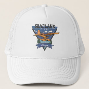 Gorra De Camionero Aviación - piloto del hidroavión