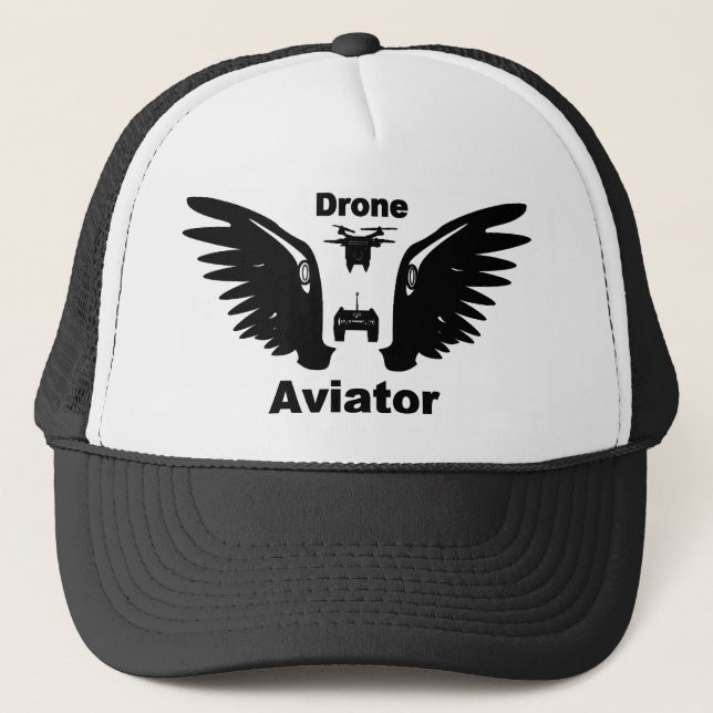 Gorra De Camionero Aviador de drones (Anverso)