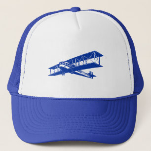 Gorra De Camionero Avión de época - Azul marino