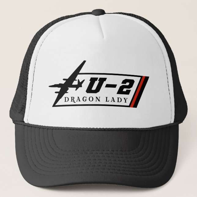 Gorra De Camionero Avión espía U2 Dragon Lady (Anverso)