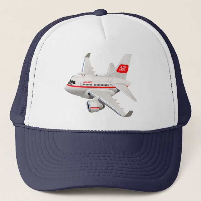 Gorra De Camionero avión personalizado (Anverso)