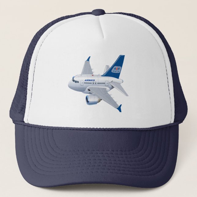 Gorra De Camionero avión personalizado (Anverso)