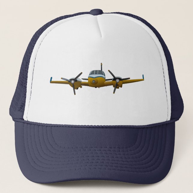 Gorra De Camionero Avión privado. (Anverso)