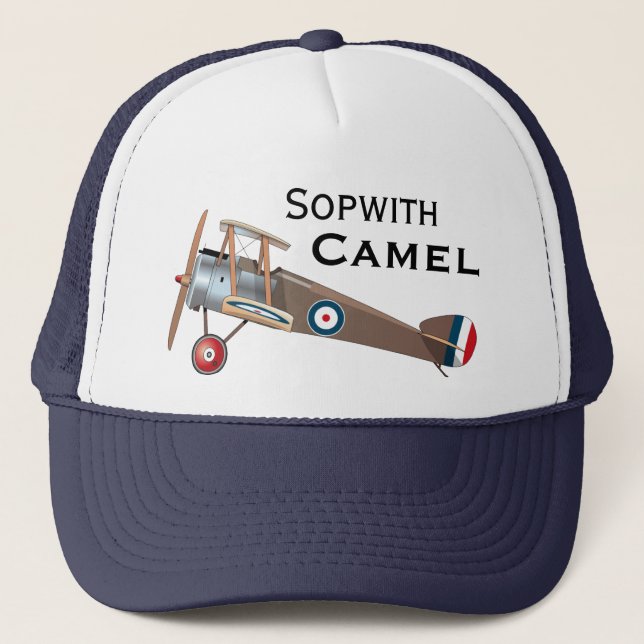 Gorra De Camionero Avión Sopwith Camel (Anverso)
