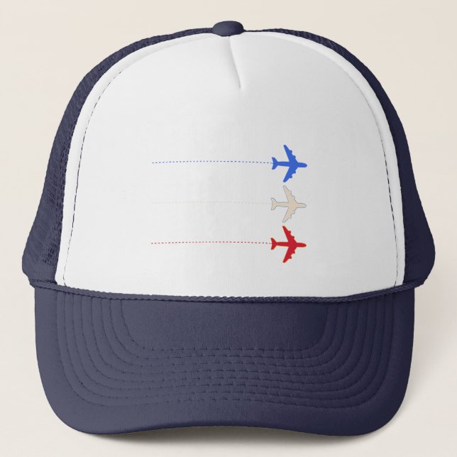 Gorra De Camionero aviones de compañías aéreas (Anverso)