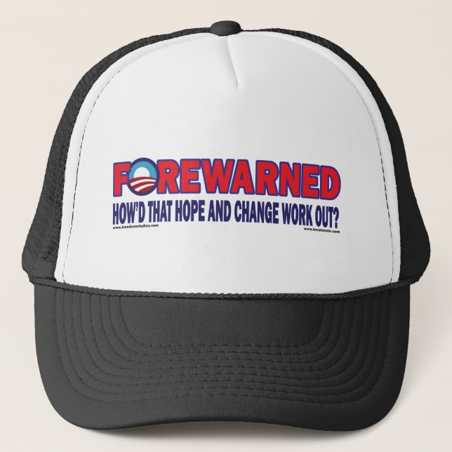 Gorra De Camionero Aviso: (Anverso)