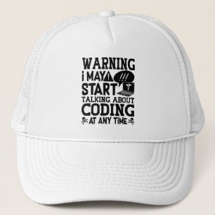 Gorra De Camionero Aviso de Codificación de Codificación Médica Puedo