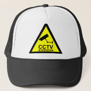 Gorra De Camionero Aviso del CCTV
