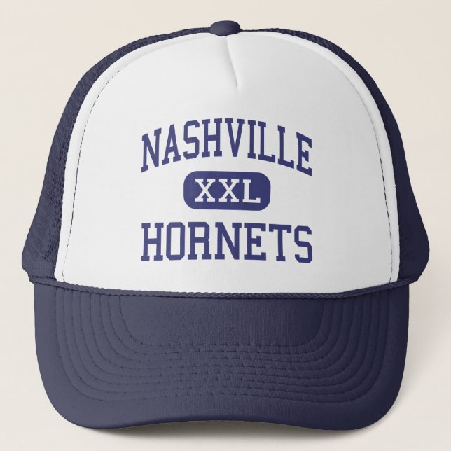 Gorra De Camionero Avispones Nashville media Illinois de Nashville (Anverso)