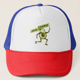 Gorra De Camionero Avo-cardio gracioso aguacate