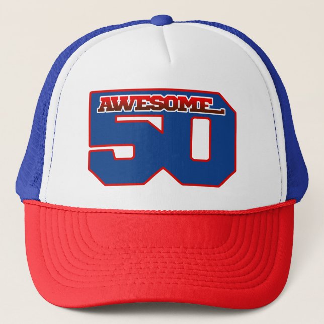 Gorra De Camionero awesome 50 (Anverso)