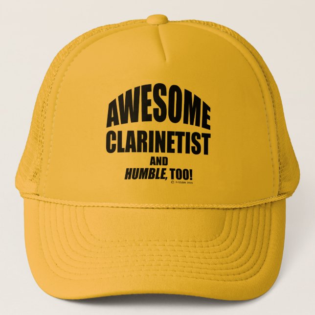 Gorra De Camionero Awesome Clarinetist (Anverso)