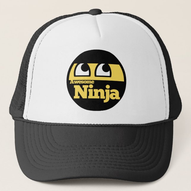 Gorra De Camionero Awesome Ninja (Anverso)