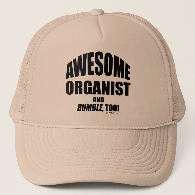 Gorra De Camionero Awesome Organist (Anverso)