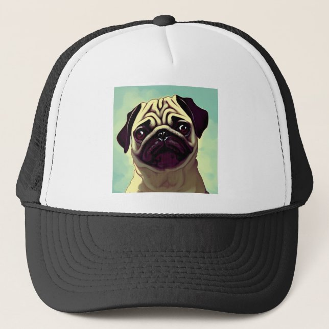 Gorra De Camionero Awww Cutest Pug Shot Ever Up For Adoption Face (Anverso)