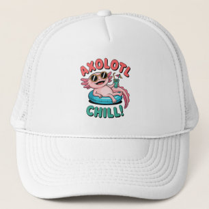 Gorra De Camionero ¡Axolotl Chill! – Axolotl Genial de Verano 
