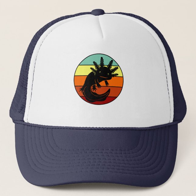 Gorra De Camionero Axolotl Kawaii Animal Lover Mascota Owne (Anverso)