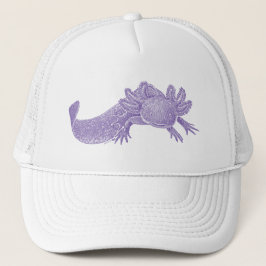 Gorra De Camionero Axolotl Trucker Hat - PURPLE