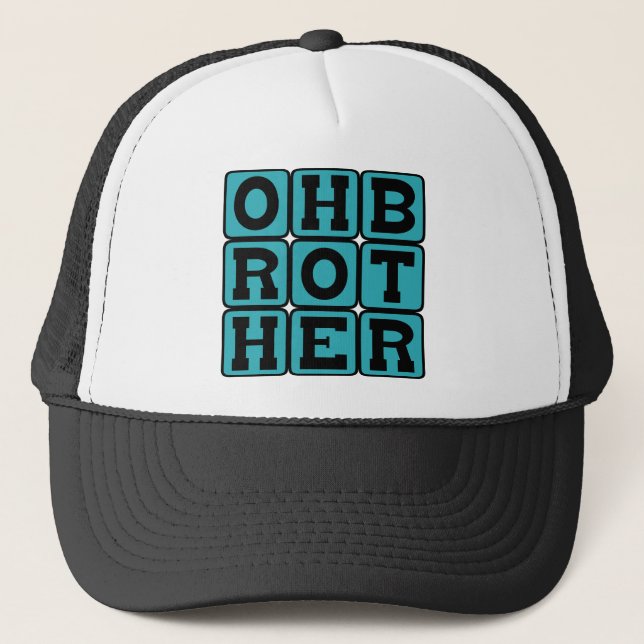 Gorra De Camionero Ay Caramba, Frase de Exasperación (Anverso)