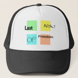 Gorra De Camionero Ayer por la noche de la libertad